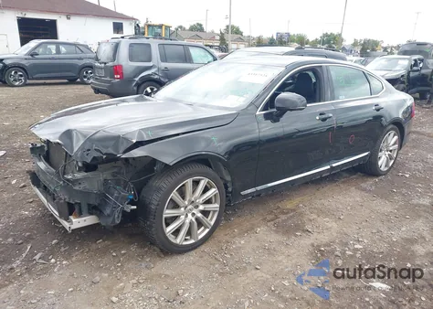 2018 Volvo S90 T6 Inscription from USA, damaged, VIN LVY992MLXJP007522